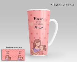 Taza cónica rosa