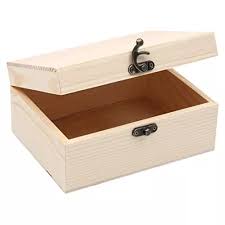 Caja de madera noble